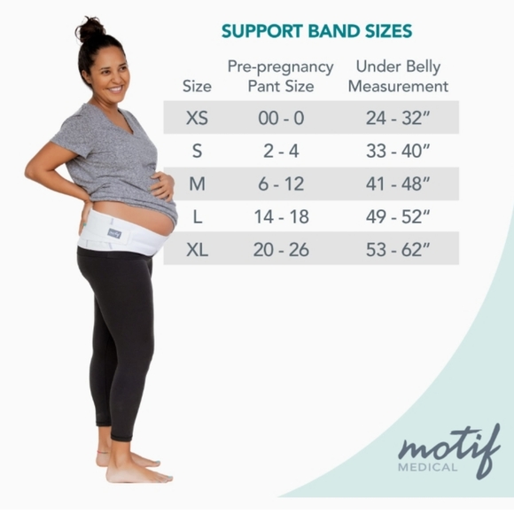 Like New Motif Medical Pregnancy Support Belly Band-Relieves Pressure - Picture 5 of 11